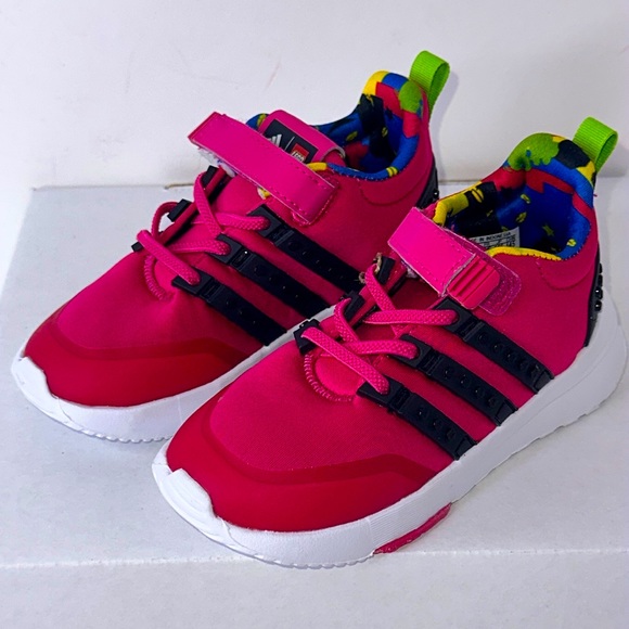 adidas Shoes Adidas Lego Racer Tr El Pinkblack Girls Running Course